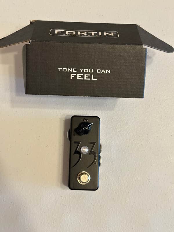 Fortin Amplification Mini 33 Fredrik Thordendal Signature Boost 2022 - Present - Matte Black image 1