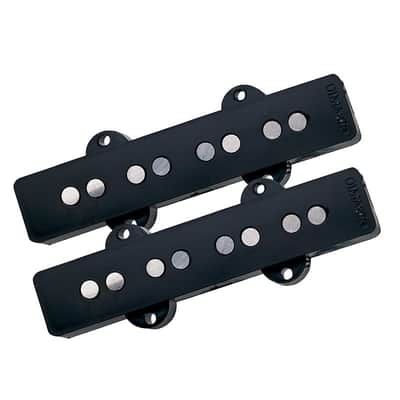 DiMarzio DP249 Area J Pair Bridge & Neck Set Bass Pickups DP249BK Black image 1