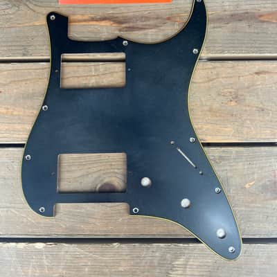 Real Life Relics Black Stratocaster® Pickguard 3 Ply 11 Hole HH Dual Humbucker   [PGV1]