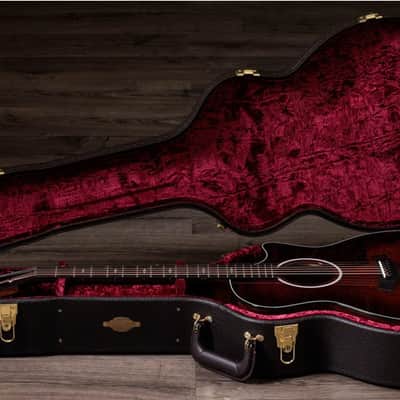 Taylor 324ce Next Generation Acoustic-Electric Guitar Tropical Mahogany Top Shaded Edgeburst image 8