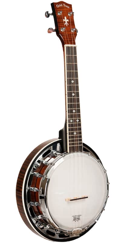 Gold Tone Concert-Scale Professional Banjo Ukulele w/ Resonator Left-Handed,Banjolele Dlx/L w/ Bag image 1