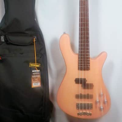 Warwick RockBass Streamer LX-4 String - Natural Transparent Satin with gig bag image 1