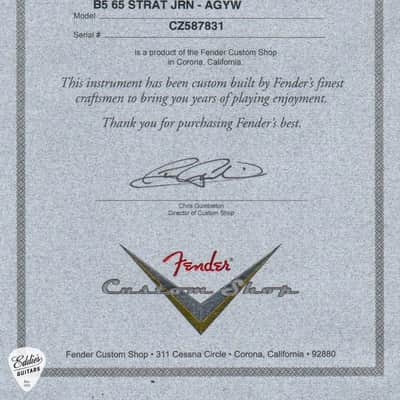 Fender Custom Shop 1965 Stratocaster Journeyman Relic - Aged Graffiti Yellow/Fender Custom Shop Event image 17
