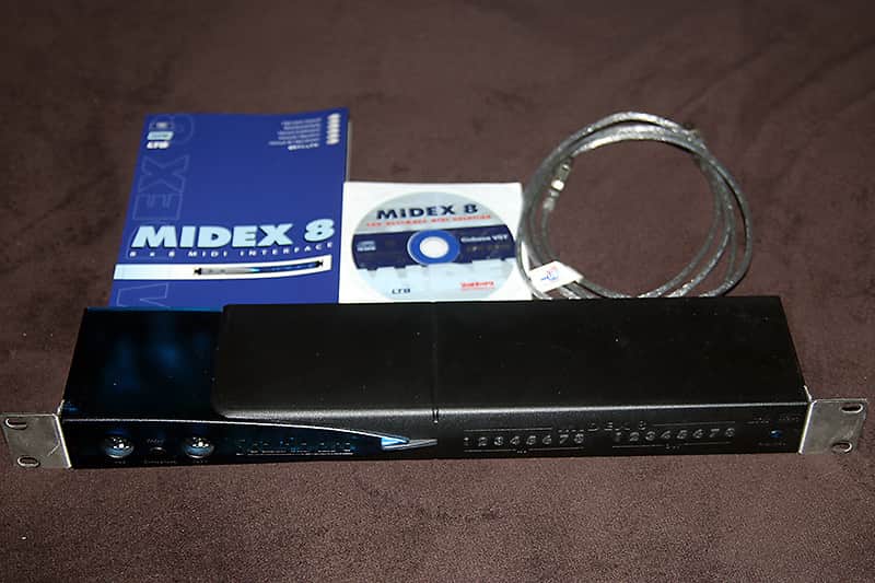 Steinberg MIDEX 8 MIDI Interface - 128 channels - 8 In 8 Out with Usb cable image 1