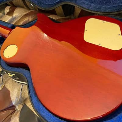 Very Rare Orville by Gibson Japanese Left-Handed Amberburst Les Paul Standard 1992 with HSC image 7