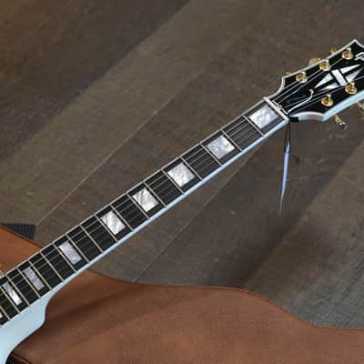 2017 Gibson Custom Alex Lifeson Limited Edition ES-Les Paul Custom #57 of 200 Semi-Hollow Electric Guitar Classic White + COA OHSC image 8