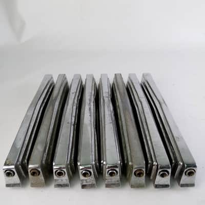 Ludwig 8x Imperial Bass Drum Lugs 6 3/8" Vintage 50s Chrome Part #2206 Snare/Tom image 1