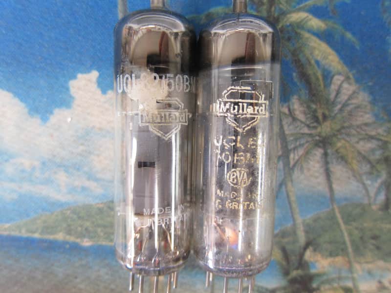 Pair Vintage Mullard Vintage ECL82/6BM8 Power Tubes,Test Strong/Balanced, 1960s, GB ,Ex Sound + Performance image 1