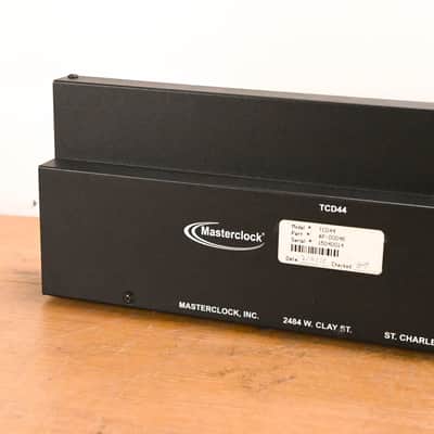 Masterclock TCD44 Time Code Display Studio Clock (NO POWER SUPPLY) CG01UXH image 6