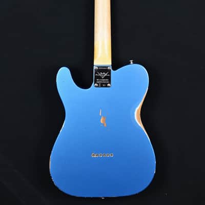 Fender Custom Shop 60's Telecaster from 2023 in Relic Lake Placid Blue with original hardcase image 2
