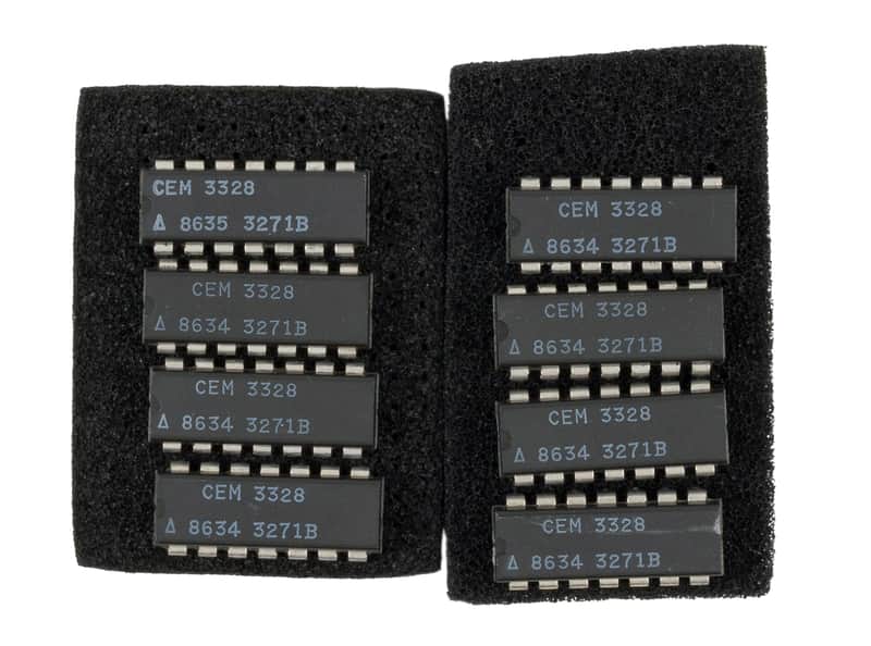 Curtis CEM 3328 Filter Chips (8 Chip Set) [USED] image 1