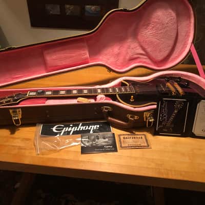 Epiphone Epiphone Inspired by 1955 Les Paul Custom 2000s - black image 6