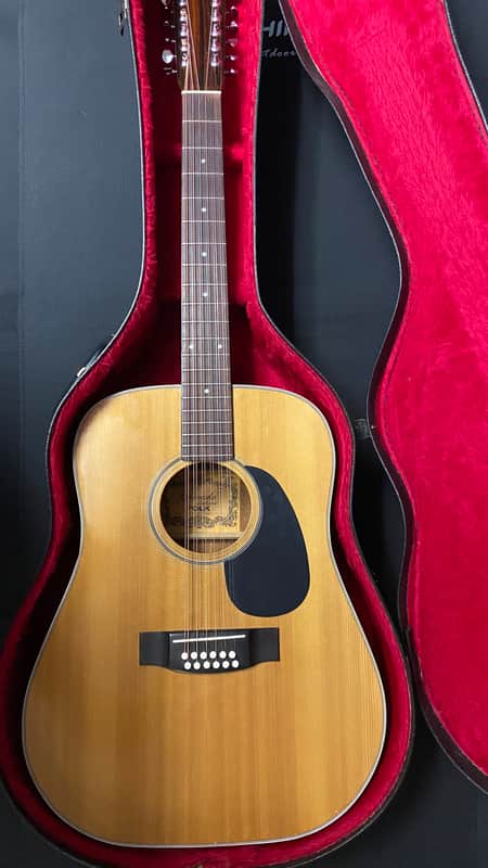 Vintage 1973 Yamaki F-215 12 String Deluxe Folk 1973 Natural | Reverb