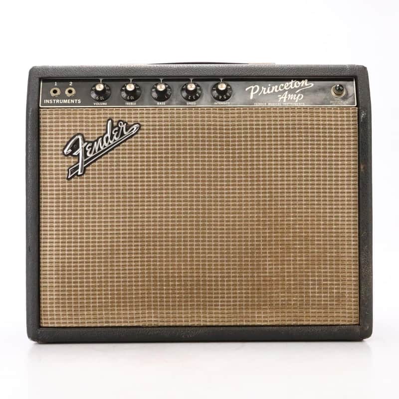 1966 Fender Princeton-Amp AA964 Tube Guitar Combo Amplifier w/ Footswitch #50085 image 1
