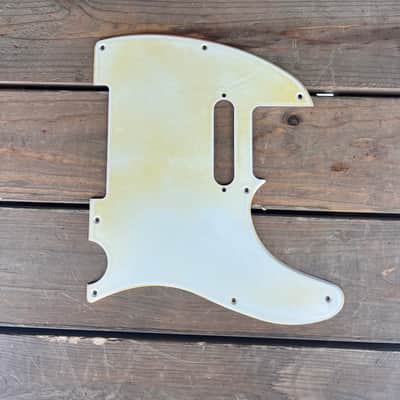 Real Life Relics White Telecaster® Pickguard 1 Ply 8 Hole .90 Beveled   [PGT2]
