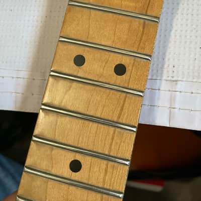 1990's Fender USA American 50th Anniversary Stratocaster Guitar Neck 22 Fret Maple Board image 13