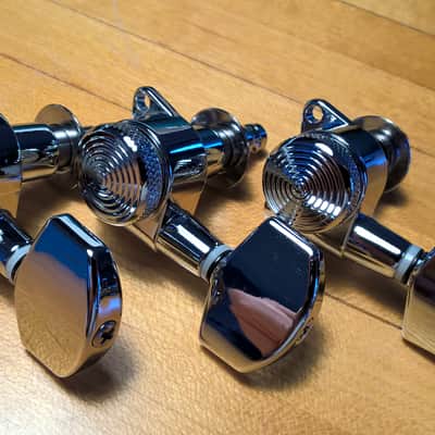 Jin-Ho Sperzel-Clone Locking Tuning Machines -- 3 x 3; Chrome; Mint Condition image 10