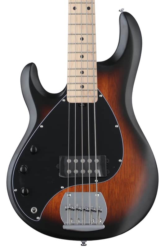 Sterling By Music Man StingRay RAY5LH Bass Guitar Left-handed - Vintage Sunburst image 1
