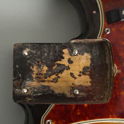 Fender Precision Bass Solid Body Electric Bass Guitar (1961), ser. #61838, original brown tolex hard shell case. image 16