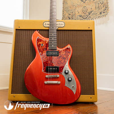Novo Serus P2 in Candy Apple Red with a East Indian Rosewood Fret Board - 2025 image 3