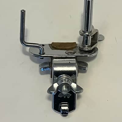 Ludwig Vintage Cowbell/Wood Block Bass drum holder 1960s Chrome image 8