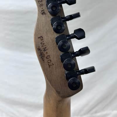 Rare Prototype PWN-001 Palir Titan Tele V-neck Black/White “Croc” Porter Pick Ups image 7