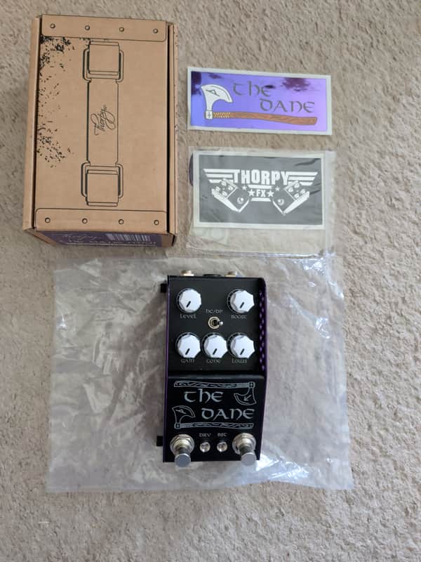 ThorpyFX The Dane MKII Peter Honore Signature Overdrive / Boost 2023 - Present - Black / Purple image 1