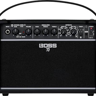 New Boss Katana-Mini X 10-Watt 1x5" Digital Modeling Guitar Combo Black, We Ship Ultra Fast!! image 1