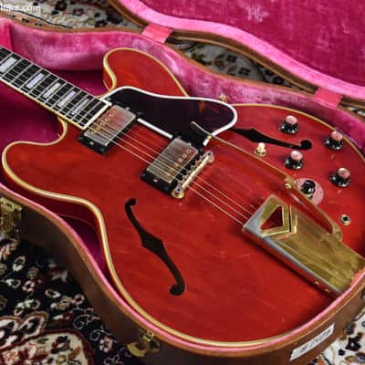 Gibson ES-355TDSV with Sideways Vibrola 1962 - Cherry image 7