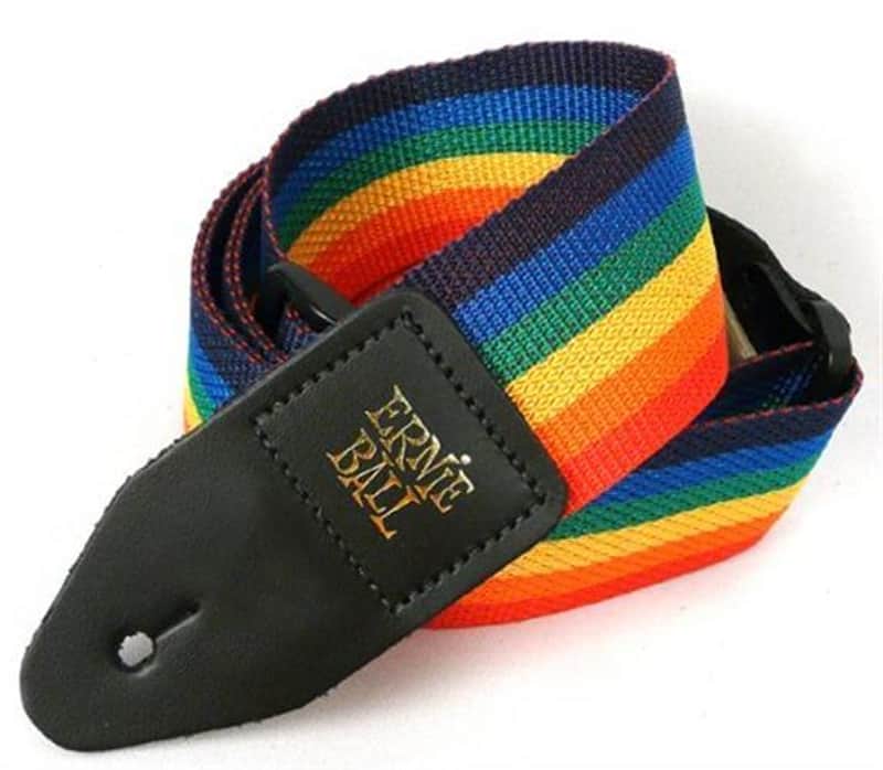 Ernie Ball Polypro Straps RAINBOW image 1