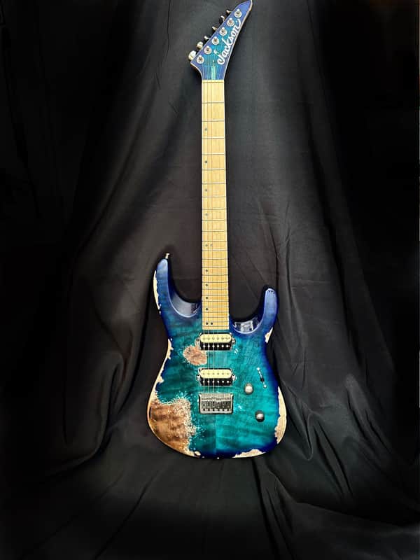 Jackson Pro Series DK2QM HT Dinky 2015 Chlorine RELICED image 1