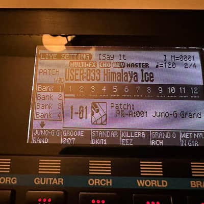 Roland JUNO-G 61-Key Synthesizer/Workstation. SERVICED with New LCD. Works Great !... image 12