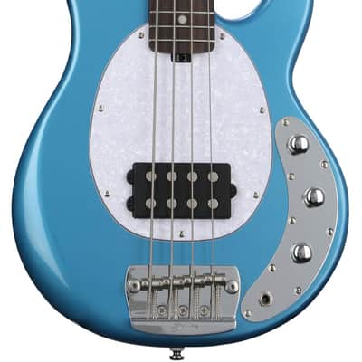 Sterling By Music Man StingRay RAYSS4 Electric Bass Guitar - Toluca Lake Blue image 1