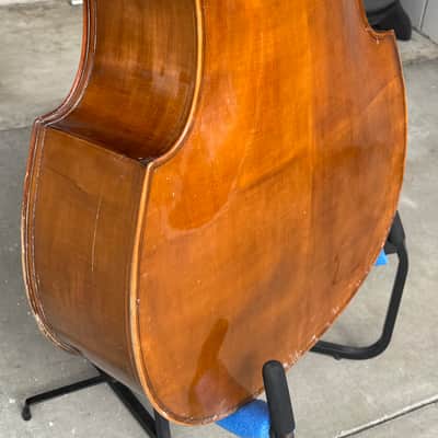 1964 German Wilfer 5 String Upright Bass BIG Rich Sound $15k | Reverb
