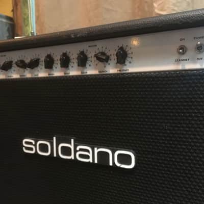 Soldano Reverb-O-Sonic 2x12 Combo Amp 1998 Black image 4