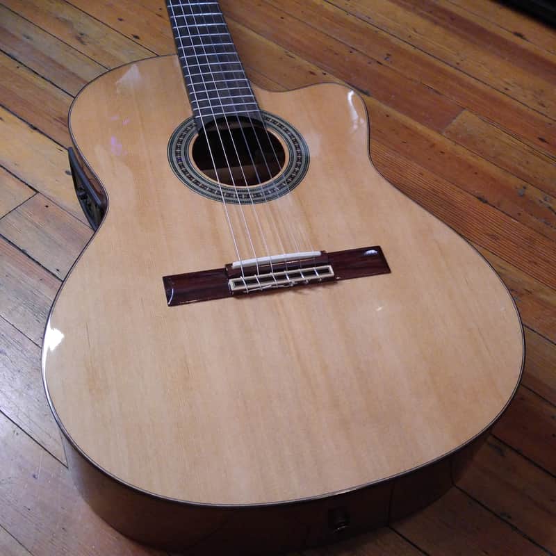 Alvarez AC65HCE Artist 65 Series Classical with Cutaway and Electronics Natural image 1