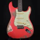 Fender Custom Shop Masterbuilt Jason Smith 1963 / 63 Stratocaster Heavy Relic Brazilian Rosewood Fiesta Red 2023 (R129228)