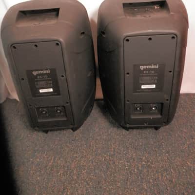 Gemini ES-10 10" Passive PA Speaker Pair used (brand new woofers) image 3