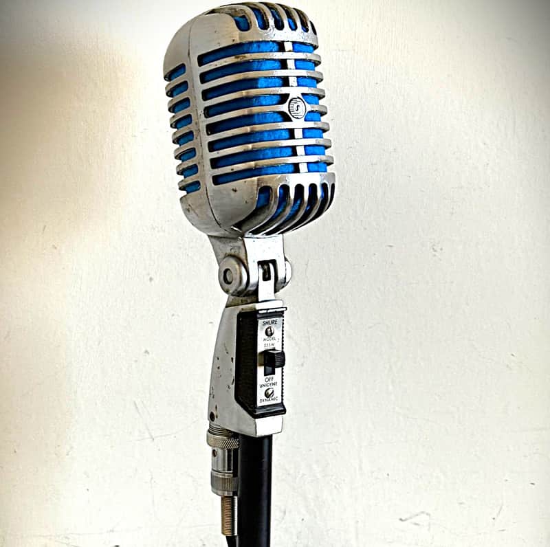 Vintage 1960's Shure 55SW Dynamic Microphone, works great, | Reverb