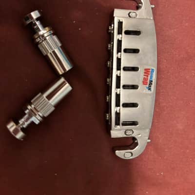 Graph Tech ResoMax Wrap Guitar Bridge - Chrome image 2