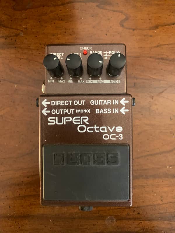 Boss OC-3 Super Octave (Dark Gray Label) 2003 - Present - Brown image 1