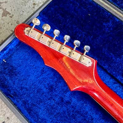 Epiphone Crestwood Custom 1966 - Cherry original vintage USA Kalamazoo Gibson Wilshire image 7