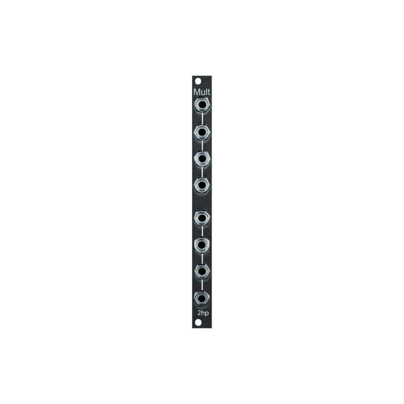 2hp Mult Eurorack Module (Black) image 1