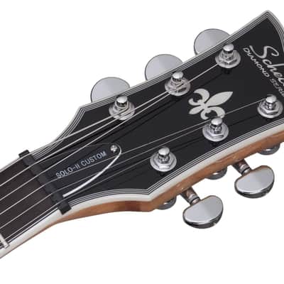 Schecter Solo-II Custom Electric Guitar Trans Black Burst image 10