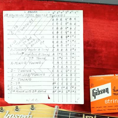 1961 Gibson EH-500 "Skylark" - Natural Korina image 16
