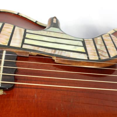 Wilkanowski Airway Arch Top Hollow Body Guitar w/HSC Serial # 2 1930's Sunburst image 21