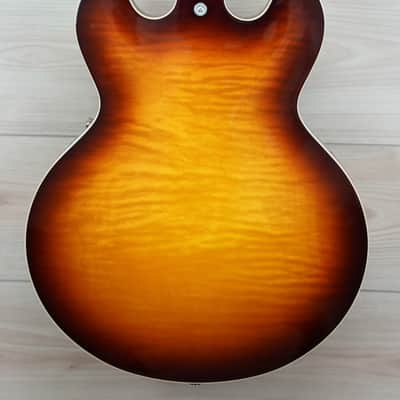 Gibson ES-335 Figured Semi-hollowbody Electric Guitar - Iced Tea #229 image 8