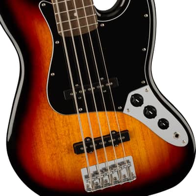 SQUIER - Affinity Series Jazz Bass V  Laurel Fingerboard  Black Pickguard  3-Color Sunburst - 0378651500 image 3