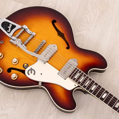 1995 Epiphone Casino-JL John Lennon Edition Pre-Elitist w/ Bigsby & Hangtag, Japan Terada image 10