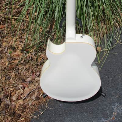 Glen Burton GE775-CHIC-WHB"Chicago" Hollowbody Electric Guitar~White~Upgrades~Kill Switch~Semi~ image 11